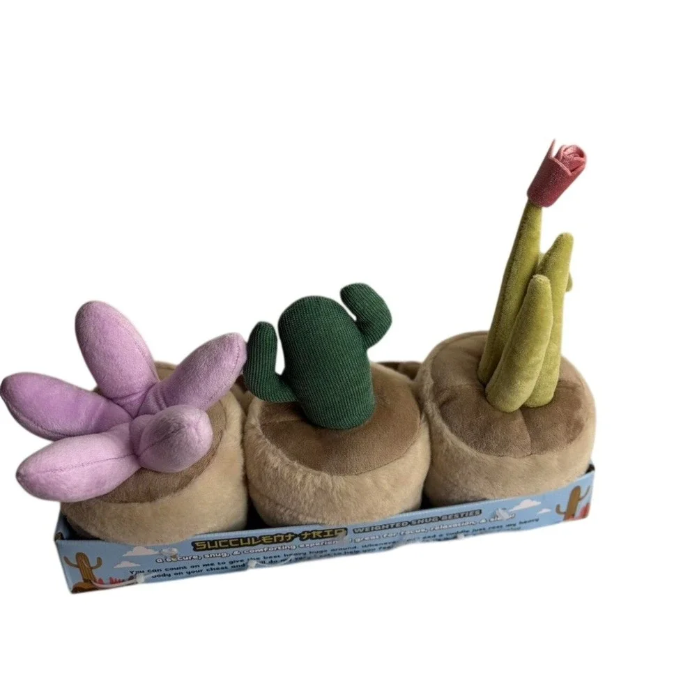 Succulent Snug Besties Weighted 2.2 Lb‎ Snuggle Buddies Kidcore Hugs Comfort NIb